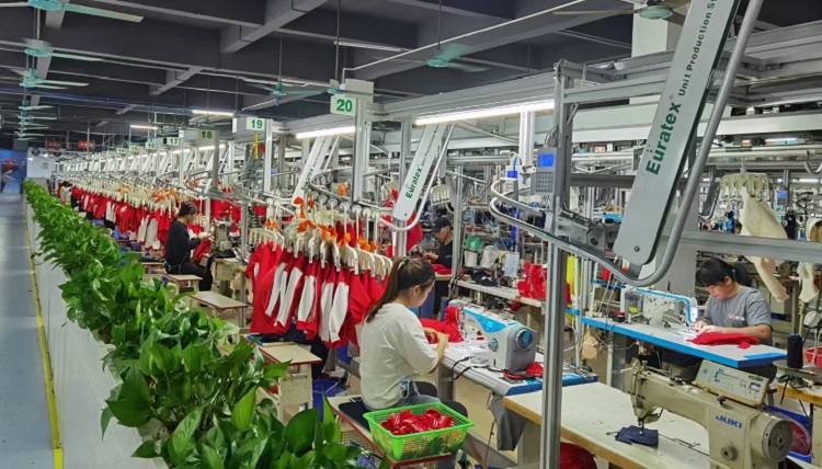 服裝吊掛系統|電腦裁床|自動鋪布機|吊掛系統|服裝吊掛流水線